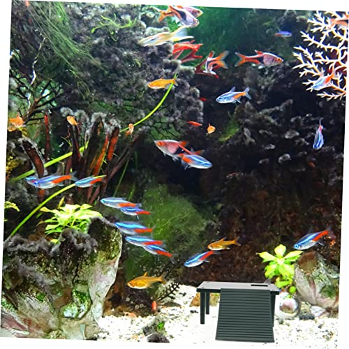 Toddmomy Decorative Turtle Platform Climbing Surface for Fish Tank Landscaping Basking Area for Water Turtles Frogs and Lizards Easy Tool Installation