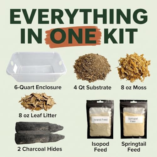 Ultra Isopod Habitat Kit - Rottwood + Flake | Live Isopod Bundle Cleanup Crew | Live Arrival Nationwide!