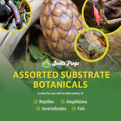 Josh's Frogs Assorted Substrate Botanicals for Orchid, Frogs, Reptiles and Fish | Josh's Frogs Assorted Substrate Botanicals for Orchid, Frogs, Reptiles and Fish