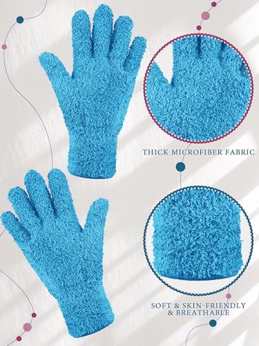 Patelai 3 Pairs Microfiber Dusting Gloves for Plants Leaf, Small | Black, Brown, Dark Brown,Plant Cleaning Gloves, Reusable Washable Gloves,House Furniture Blinds Dusting - color: Black, Brown, Dark Brown, size: Small