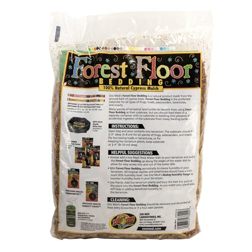 Zoo Med Forest Floor Bedding, 4qt(Pack of 12) - size: 4 Quarts (Pack of 12)
