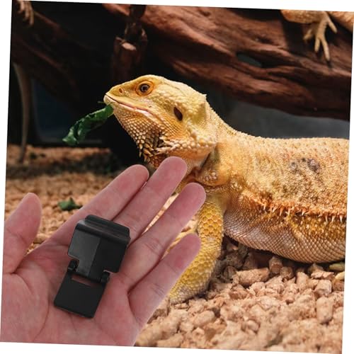 6pcs Escape Reptile Terrarium Lock Clips Durable Turtle Tank Buckle Clips for Secure Lid Closure Easy to Install for Aquariums and Reptile Enclosures