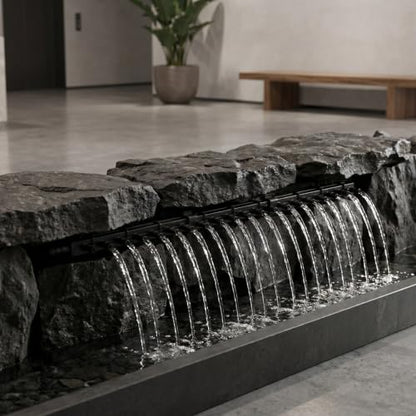 ARTIBETTER 1 Set Modular Spliced Spray Bar - Multi-Outlet Fountain Rain Strip for Garden Water Feature, Plastic Rain Pipe for Fish Tank Or Terrarium, Drip Irrigation Tube