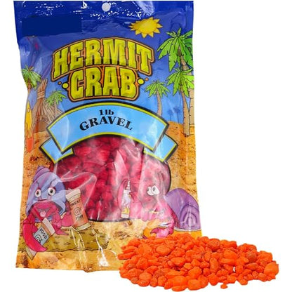 Needzo Reptile and Hermit Crab Supplies, Food Pouch, Habitat, Neon Gravel, Mister Trainer, and Seashell Palm Tree Accessory, All in one Starter Pack, 5 Items