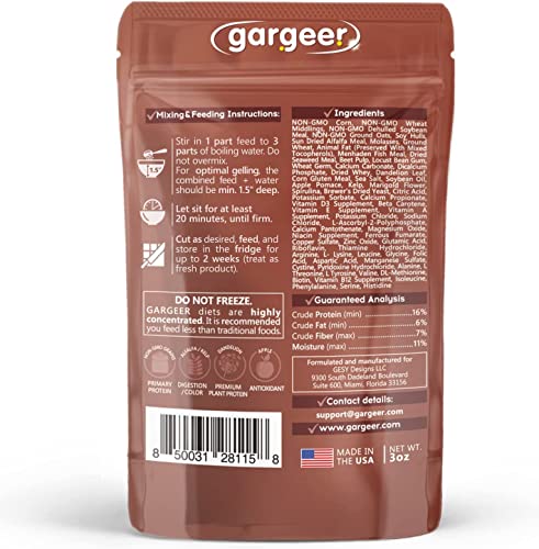 Gargeer 3oz Bugs & Insects Gel. for Roaches, Crickets & Worms, Made in USA | Expert-crafted, filler-free gourmet nutrition for thriving insects. Because a healthier bug means a healthier pet! - size: 3 Ounce (Pack of 1)