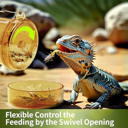 Cricket Calcium Powder Mixer Even Coating Calcium Shaker for Reptiles | Easy to Use,Portable,Calcium Saving,Durable