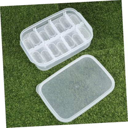 SUPVOX Reptile Pet Hatching Box Incubator Observation Cover Plastic Safe Easy to Use for Gecko Turtle Snake Breeding Home Store - color: White