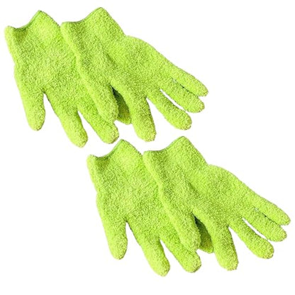 Flora Microfiber Dusting Gloves for Houseplants –Save Your Plants from Hidden Killers–Ultra-Gentle Microfiber