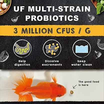 Ultra Fresh Floating Goldfish Food, Color Enhancing, Balanced Diet, All Natural Ingredients, Clear Water Formula, Goldfish Premium Pellet, 15 oz - size: 15 Ounce (Pack of 1)