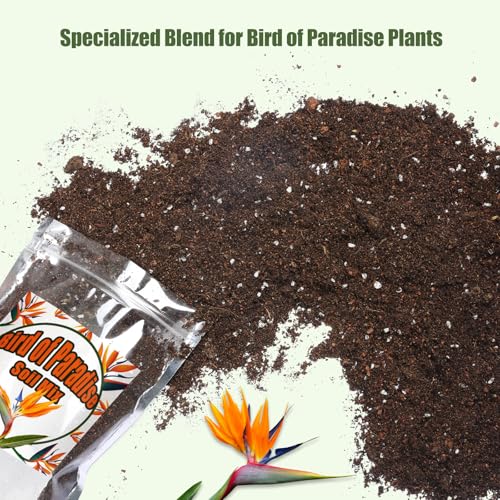 Organic Bird of Paradise Potting Soil Mix 2qt, Ideal for Indoor/Outdoor Potted Plants, Promotes Optimal Growth for Bird of Paradise - size: 2qt