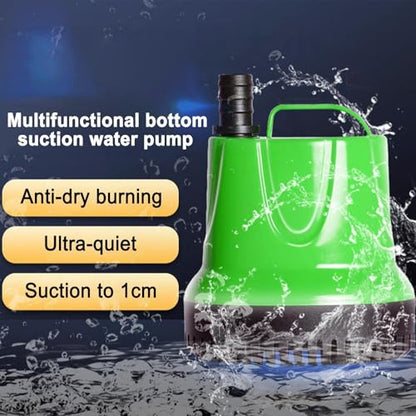 Submersible Aquarium Pump Quiet Filter System Circulation Device | Fountain Water Pump Suction Cup Drainage for Outdoor Garden Pool Sump Hydroponic Irrigation Terrarium