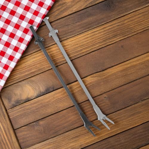 Toyvian Extra Long Aquarium Tweezers Set, 4 Pack Curved Straight Tongs Professional Aquascaping Tools for Live Plants Fish Tank Cleaning Kit Feeding Forceps for Reptiles Coral Snakes