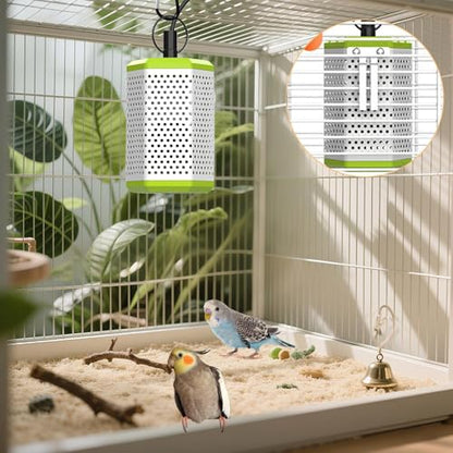 Heating Lamp Guard Mesh with Spring Buckle Anti-Scald Lampshade | Cage for Turtle Chicken Bearded Dragon Coop Basking Aquarium Snake Outdoor