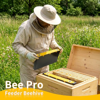 Feeder Beehive Frame 2 Pack 6.5L Bee Feeder Update Feeder Deep Frame Water Feeder Beekeeping Supplies Equipment Tools - size: 2 Pack 6.5 L