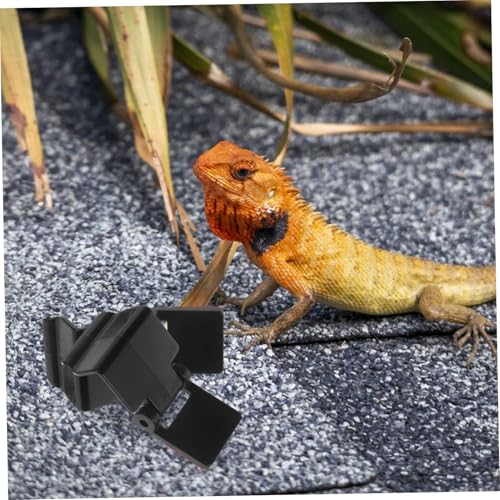 Happyyami 6pcs Reptile Terrarium Covers Screen Clips Turtle Tank Lock Abs Aquarium Lid Buckle Escape Reptile Terrarium Clips