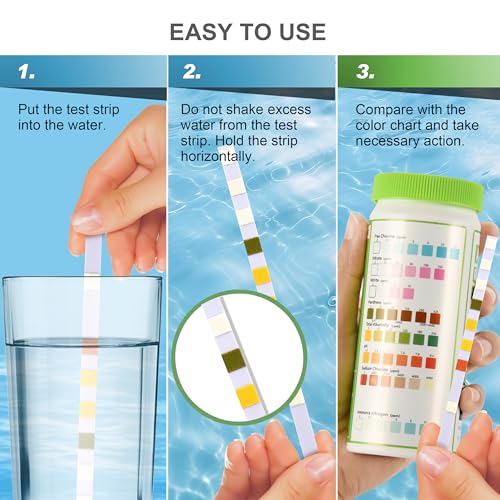 AAwipes 8-in-1 Aquarium Test Kit (150 Strips) for Freshwater & Saltwater - Quick & Accurate Water Testing for Aquariums & Ponds. Tests Free Chlorine, Hardness, pH, Ammonia Nitrogen, etc. (K02-150) - color: 150 Strips