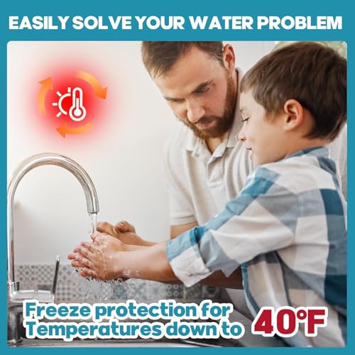 3FT-160FT Heat Tape for Water Pipes,Heating Cable for Pipe (6FT) | Freeze Protection,Water Pipe Insulation/Roof Snow De-Icing,Deicing Heating Cable - style: 6FT