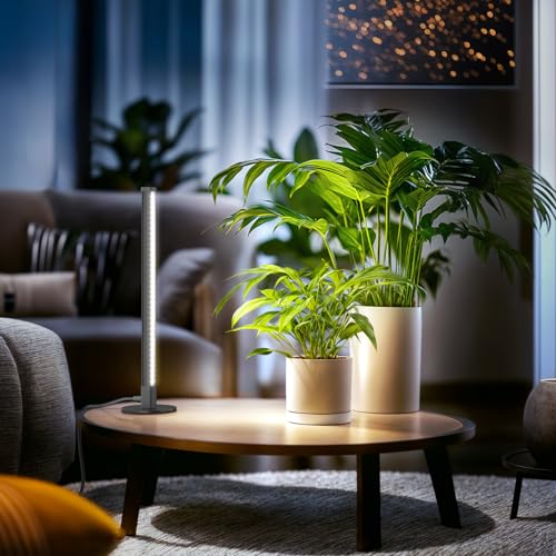 Vertical Grow Light, 72 LEDs Full Spectrum Bar, 5000K, T5, 11W | 1.4FT Grow Light, Wide Illumination Area Full Spectrum, Aluminum Housing, On/Off Switch for Houseplants