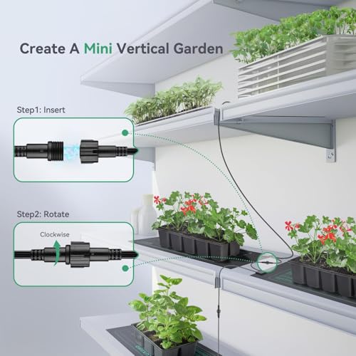 LUXBIRD 4 Pack Daisy Chain Seedling Heat Mats for Indoor Plants, Green Houses, Germination, Hydroponic Garden, Waterproof Durable (LB-HMDC-04) - size: 4 Pack-21W