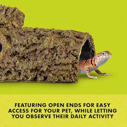 Zilla Pet Reptile Bark Bends Terrarium Decor, Large - size: Large, 5"L x 10.75"W x 5.5"H
