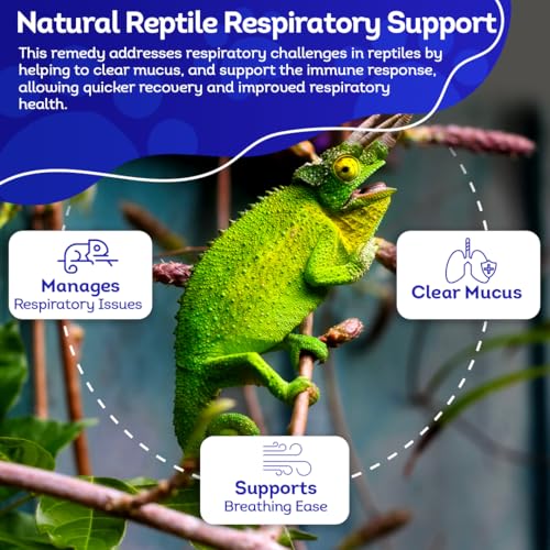 HealthyAnimals4Ever HA4E - Reptile Respiratory Support - Natural Immune-Boosting Formula for Breathing Ease, Airway Clarity & Lung Health - 300 Tablets
