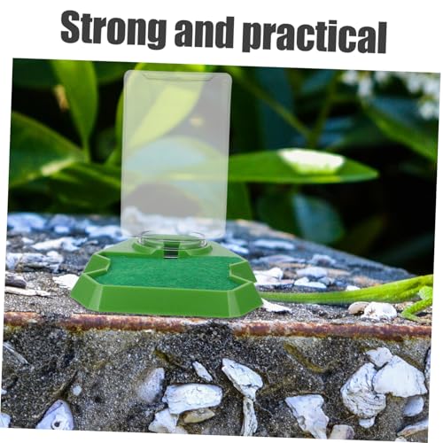 Abaodam Cricket Keeper for Reptiles Water Dispenser Hydration System Lizard Feeding Dish for Tortoises Geckos