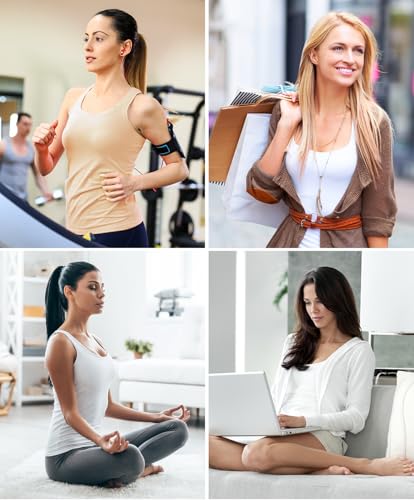 AMVELOP Tank Tops for Women Built in Bra Cotton Shelf Bra Tanks Layering Undershirts 2-3 Pack - color: 3 Pack-black Dark Gray Lightgray, size: X-Large