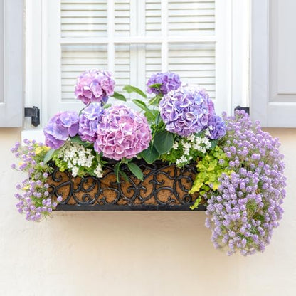GreatBuddy 2 Pcs Coco Liners for Planters 24 Inch, Sturdy Window Box Liners, Perfect Planter Liners Replacement for The Old, 100% Natural, Easy to Straighten Out - size: 24 inch