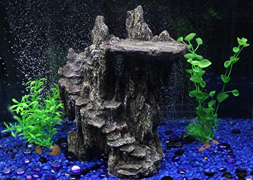 Penn-Plax Reptology Shale Step Ledge Cave Hideout - Aquarium & Terrarium Decoration - for Fish, Reptiles, Amphibians, and Small Animals - Large 2 (REP189) - size: Large 2
