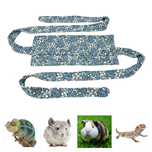 Lizards Sling Carrier, Breathable Lizard Sling Bag Adjustable Reptile Carrier Bag, Soft Travel Bag for Bearded Dragon Climbing Pet Small Animal Outdoor Travel Walking