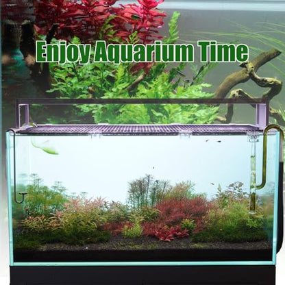 LINLAN 6 Pieces Aquarium Lid Clips, Transparent ABS Plastic Rimless Fish Tank Top Cover Support, Suitable for Plastic Dividers and DIY Anti-Jump