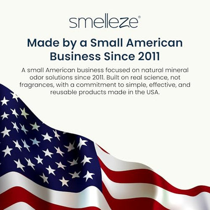 SMELLEZE Dead Animal Odor Eliminator for Home - Reusable Pouch | Removes Rodent & Mouse Smell in Wall, Attic, Crawlspace - Reusable Pouch, Pet Safe, USA Made, 375 sq.ft
