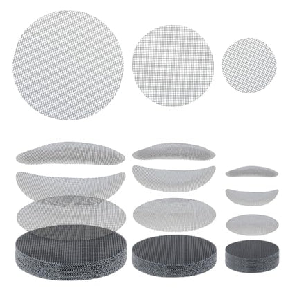 150Pcs Pot Inserts for Planters, 3.94/2.95/1.97 Inch Round Bonsai Mesh Screen/Plastic Mesh Sheet, Reusable Flower Pot Hole Meshes, Prevent Soil Loss, Succulents