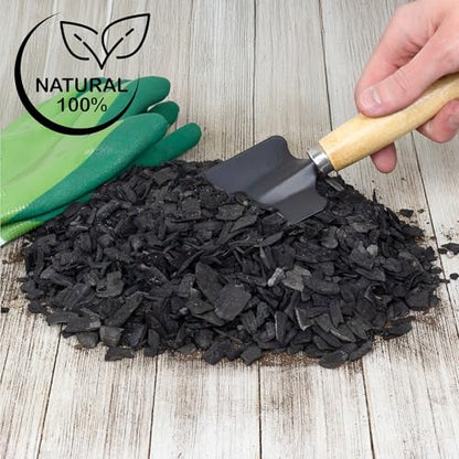 Soil Sunrise Horticultural Charcoal for Indoor Plants (12 Quarts) Hardwood Soil Additive for Orchids, Terrariums, and Gardening - size: 12 Quarts