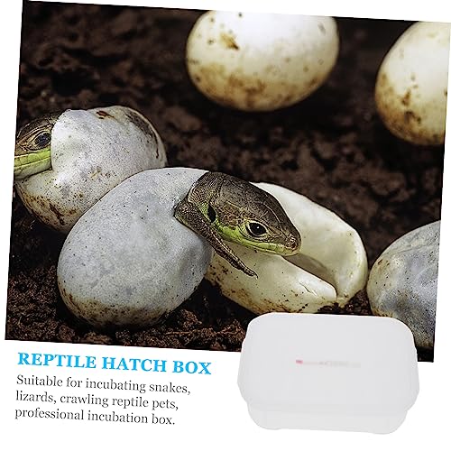VANZACK Egg Hatching Incubator Box 12 Holes Gecko Incubator Reptile Hatchery for Snakes Lizards