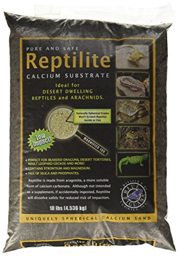 Caribsea Reptilite Habitat, 10-Pound, Smokey Sands - color: Smokey Sands, size: 10-Pound