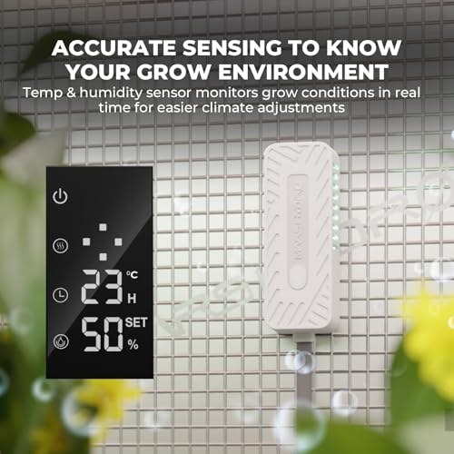 MARS HYDRO 2026 New Plant Humidifier 6L with Adjustable Humidity | Timer Function,Ultrasonic Precise and Silent Operation,No-Leak Seal for Grow Tent,Indoor Planting,Greenhouse - size: 6L
