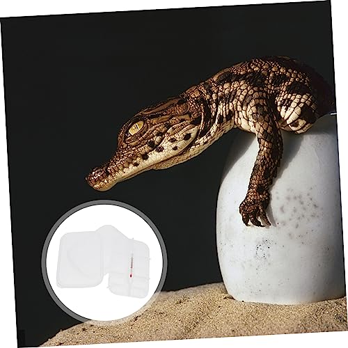 Didiseaon Reptile Breeding Box with Thermometer Professional Egg Incubator for Gecko Lizard and Reptile Hatching Easy to Clean and Manage Incubation Tray