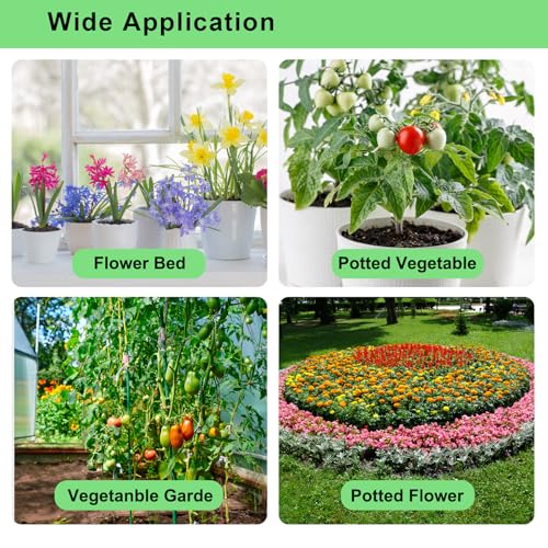 250FT Drip Irrigation System Kit, 50FT 1/2" Main Tube & 200FT 1/4" Tubing, Quick Connect Design, Brass Splitter, Adjustable Emitters & Misting Sprayers for Garden, Lawn, Raised Beds, Outdoor Plants - size: 246FT (46FT 1/2 Inch+200FT 1/4 Inch）