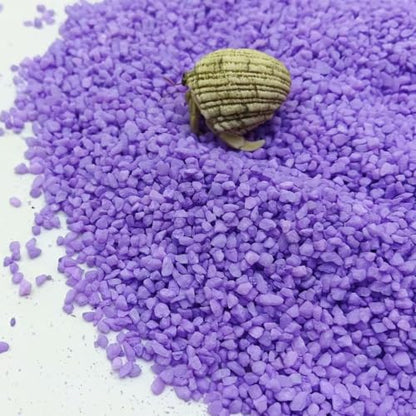 Purple Substrate Sand, Reptiles, Aquarium Decorations, Aquarium Sand, Terrarium Bedding, Fish, Amphibians Shallow-Water Creature Supplies (200, g)