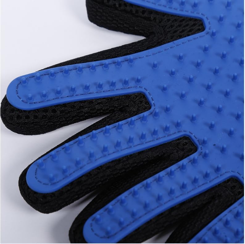 GentleGroom Pet Hair Removal Glove for Dogs & Cats, 259-Tip Deshedding Grooming Mitt, Washable, Adjustable Wrist Strap, Easy Fur Removal