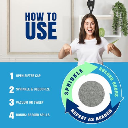 SMELLEZE Dead Animal Odor Removal Granules - 2 lb Bottle | Eliminate Dead Rat, Mice, Squirrel, Chipmunk, Raccoon & Bat Smell. Safe for Indoor & Outdoor Use - size: 32 Ounce (Pack of 1)