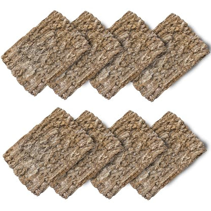 Hamiledyi 8PCS Cork Terrarium Background 15.7x11.8in Natural Large Cork Bark Backdrop Reptile Climbing Mat Tank Habitat Decor for Spider Lizard Chamelon Turtle Beared Dragon - size: 8PCS-15.7x11.8in