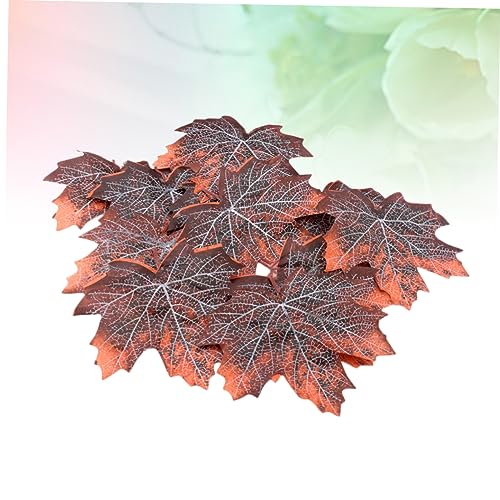 BESPORTBLE Reptile Enclosure Decor 12pcs Maple Leaf Litter Pet Supplies Realistic Reptile Plants for Snake Lizard