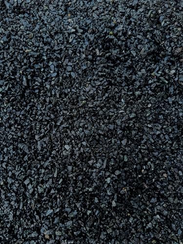 Aqua Natural Aquarium Substrate, Pewter Black Gravel, 10lb | For Aquascaping, Aquariums, Vivariums, Terrariums