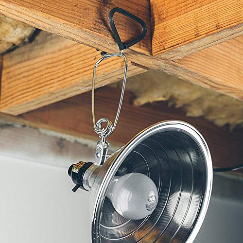Simple Deluxe Clamp Lamp Light Socket with 8.5 Inch Aluminum Reflector, Suit for Max 150 Watt Lamp (No Bulb Included) with 18/2-Gauge 6 Feet Cord, 4-Pack - size: 8.5 Inch (150 Watts), style: 4-Pack