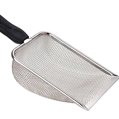 Reptile Sand Cleaning Tool Mesh Screen Fecal Spoon for Cats and Reptiles