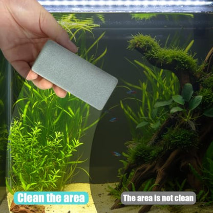 8 PCS Double-Sided Fish Tank Cleaning Brushes, Aquarium Sponge Brush, Cleaner Fish Tank Cleaning Tool for Aquarium and Home Kitchen