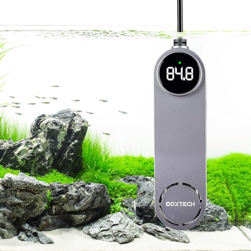 Aquarium Heater, Fish Tank Heater for 25 to 40 Gallon Tanks, 200w Submersible Water Heater with Digital Thermometer, Overheat Protection | Overheat protection for safety. Ideal for fish tanks, reliable and easy to use,for 25-40 Gal Tanks with Thermometer