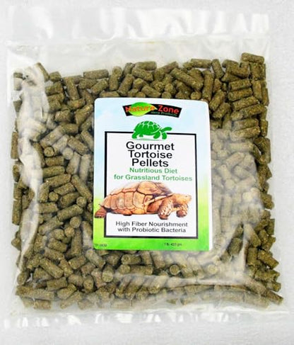 Nature Zone Gourmet Tortoise Pellets 1 lb, for Grassland, Desert, Tropical, Forest Tortoises